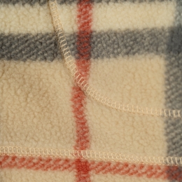 ◆키즈◆25SS 키즈 체크 플리스 자켓 베이지 8100024