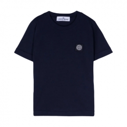 ◆키즈◆키즈 로고 패치 티셔츠 네이비 K1S16 2100002 S0047 V0020