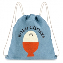 ◆키즈◆25SS 키즈 에그 로고 백팩 블루 B125AI027 451