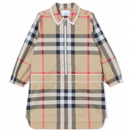 ◆키즈◆22SS 여성 빈티지 체크 원피스 아카이브베이지 8047445