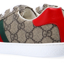 ◆키즈◆23SS 키즈 웹 슈프림 스니커즈 베이지 433149 9C210 9798