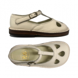 키즈 루시 LUCY 스트랩 레더 샌들 밀크 LUCY/FV-SOUFSCP3