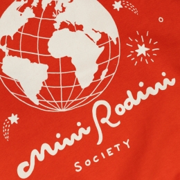 ◆키즈◆키즈 소사이어티 프린팅 맨투맨 레드 26120148 42