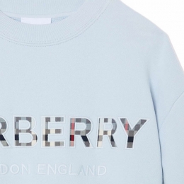 ◆키즈◆22SS 키즈 로고 자수 맨투맨 스카이블루 8047903