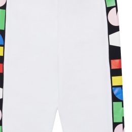 ◆키즈◆21FW 키즈 로고 테이프 조거팬츠 화이트 603457 SRJ21 9000