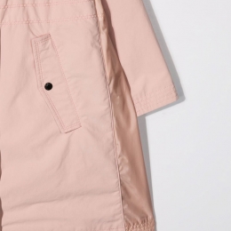 ◆키즈◆22SS 키즈 후드 버튼 레인코트 핑크 1C000 07 5499N 514