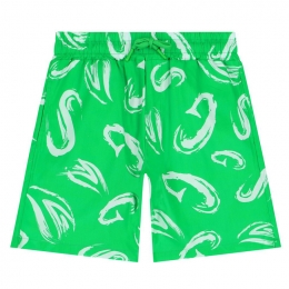 ◆키즈◆24SS 키즈 로고 패턴 숏팬츠 그린 S4MSJBBE245 080