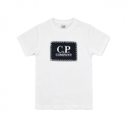 ◆키즈◆여성 로고 라벨 프린팅 반팔 티셔츠 화이트 20CKTS013C 00LAA17 103