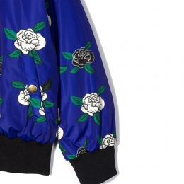 ◆키즈◆22SS 키즈 플로럴 패턴 봄버 자켓 블루 22210109 60