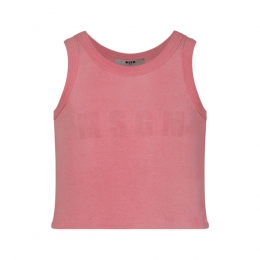 키즈 로고 민소매 티셔츠 베고니아핑크 S6MSJGTA159 MS070