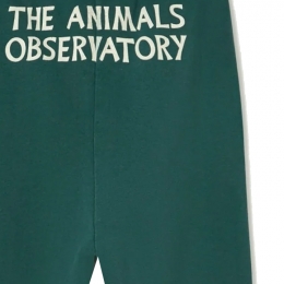 ◆키즈◆23FW 키즈 로고 프린팅 트레이닝 팬츠 그린 F23035 299DX