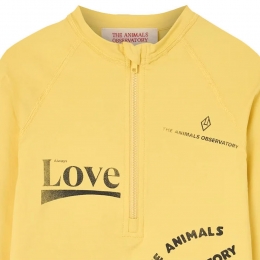 ◆키즈◆25SS 키즈 로고 래쉬가드 옐로우 S25055 099CG