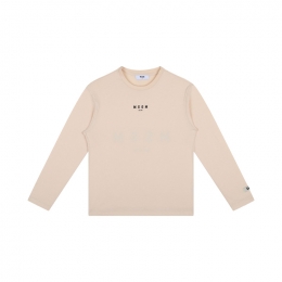 ◆키즈◆키즈 로고 프린트 롱슬리브 베이지 F4MSJUTH175 260