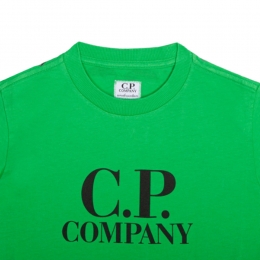 ◆키즈◆여성 로고 프린트 저지 반팔 티셔츠 그린 16CKTS047C 00LAA17 617