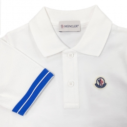 ◆키즈◆25SS 키즈 코튼 피케 폴로 티셔츠 화이트 8A000 10 89ALK 034