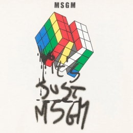 ◆키즈◆25FW 키즈 큐브 로고 티셔츠 아이보리 F5MSJBTH302 013