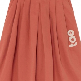 ◆키즈◆21FW 키즈 로고 프린트 스커트 레드 F21132 121FN