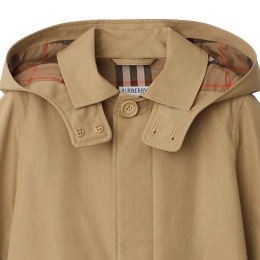 ◆키즈◆25FW 여성 후드 트렌치 코트 베이지 8109262