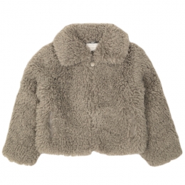 ◆키즈◆24FW 키즈 페이크 퍼 자켓 그레이 TV2A87 Z1277 909