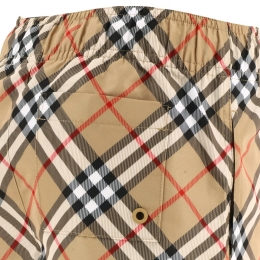 ◆키즈◆24SS 키즈 체크 스윔 숏팬츠 아카이브베이지 8078256