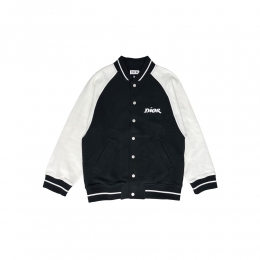 여성 로고 봄버자켓 화이트/블랙 6SBM23CARH 195