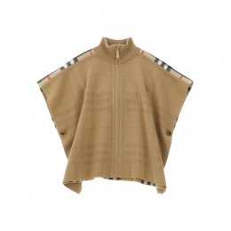 ◆키즈◆키즈 빈티지 체크 리버시블 케이프 샌드 8117177