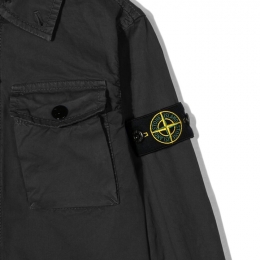 ◆12주년◆키즈 와펜 패치 셔츠 자켓 블랙 741610410 V0129