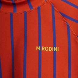 ◆키즈◆25SS 키즈 로고 스트라이프 UV 티셔츠 레드 25280107 42