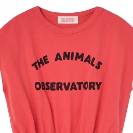 ◆키즈◆25SS 키즈 로고 원피스 레드 S25037 225BL