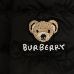 ◆키즈◆여성 베어로고 다운 후드 롱 자켓 블랙 8109351