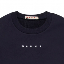 ◆키즈◆25SS 키즈 로고 맨투맨 네이비 M01408 M00V0 0M803