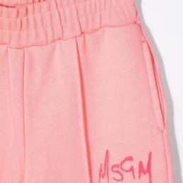 ◆키즈◆21FW 키즈 로고 프린트 팬츠 핑크 MS027692 077