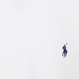 ◆키즈◆22FW 키즈 포니 자수 로고 티셔츠 화이트 843804 004