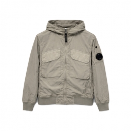◆키즈◆키즈 렌즈 와펜 크롬-R 후드자켓 도브그레이 20CKOW099B 00L3C00 904