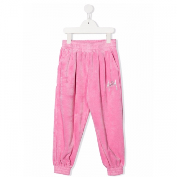 ◆키즈◆21FW 키즈 자수 로고 트랙 팬츠 핑크 MS027854 042
