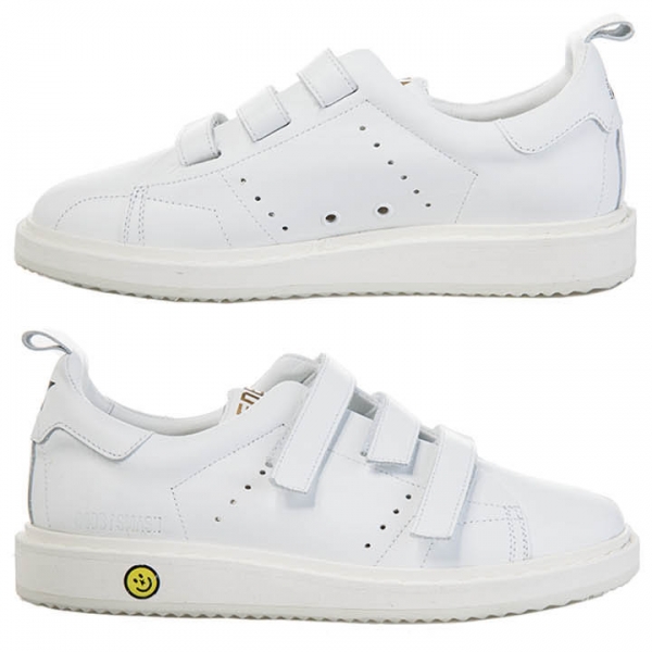 ◆키즈◆키즈 스매쉬 벨크로 로우탑 화이트 G30KS340 A1