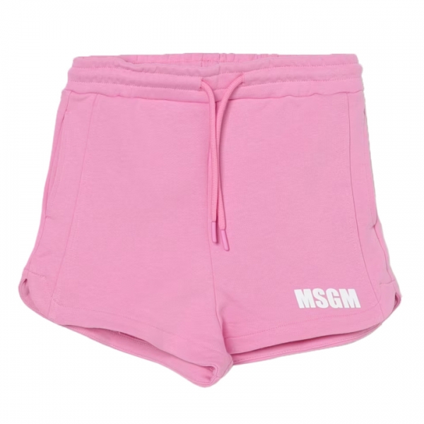 ◆키즈◆25SS 키즈 로고 프린팅 코튼 숏팬츠 핑크 S5MSJGSH095 MS003