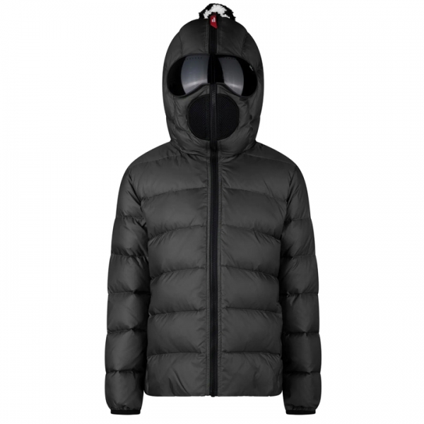 ◆키즈◆23FW 여성 마이크로 립스탑 고글 패딩 블랙 JK 363B T KJ3 90