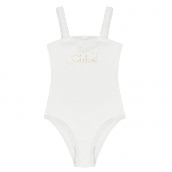 ◆키즈◆24SS 키즈 로고 프린팅 스윔슈트 화이트 C20121 117