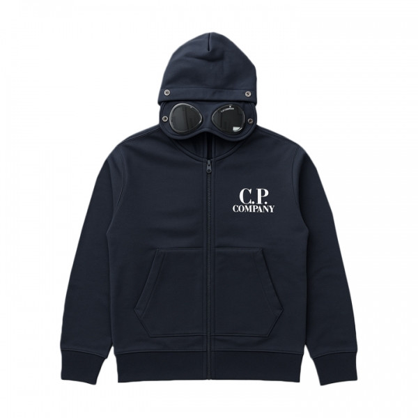 ◆키즈◆25FW 키즈 스몰로고 프린트 후드집업 네이비 19CKSS035B 00LCA76 888