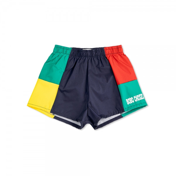 키즈 컬러블록 스윔 숏팬츠 멀티 B126AC133 991