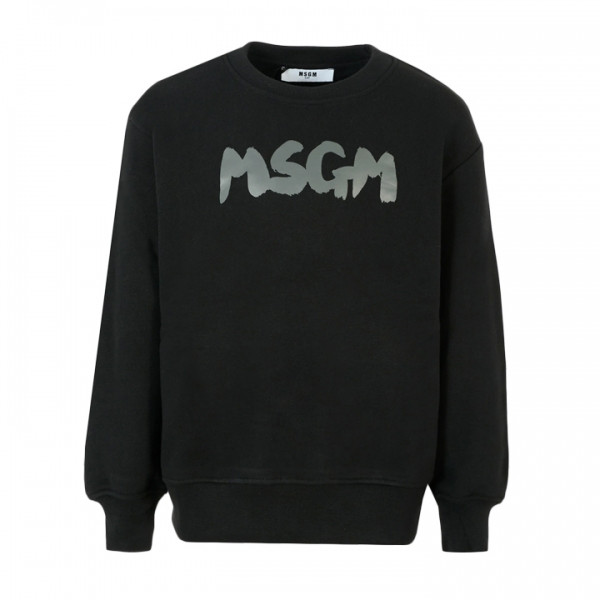 ◆키즈◆25FW 키즈 로고 프린트 맨투맨 블랙 F5MSJUSW016 110