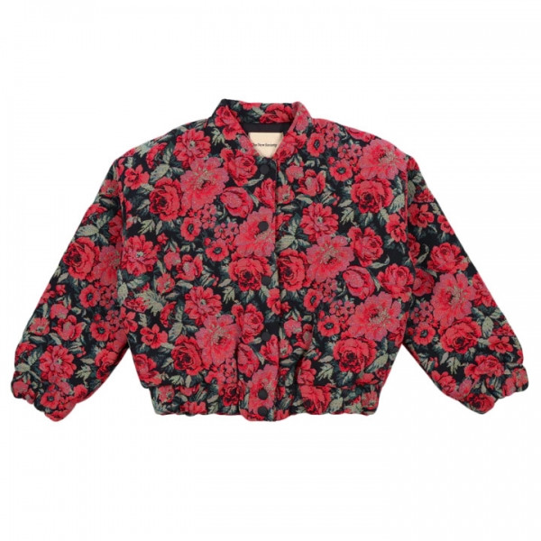 ◆키즈◆24FW 키즈 다마세나 자켓 레드 DAMASCENA JACKET ROSES TAPESTRY