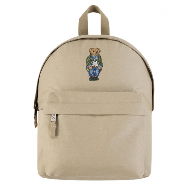 ◆키즈◆25SS 키즈 COASTAL 테디베어 자수 백팩 베이지 9AR076 X9W