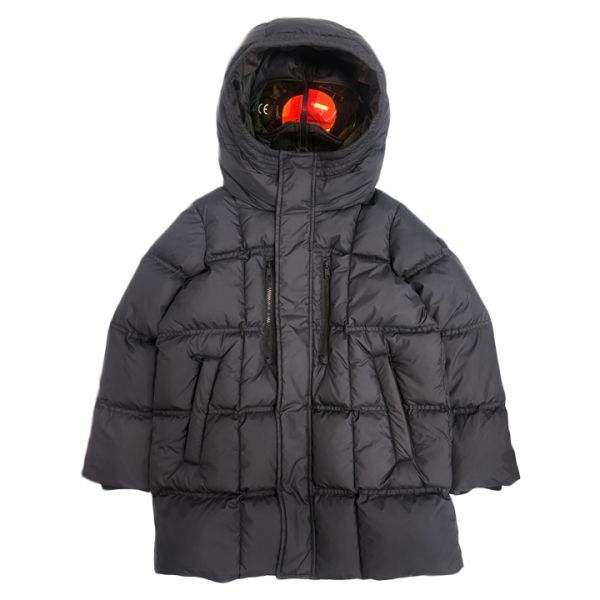 ◆키즈◆여성 레이어드 후드 고글패딩 블랙 CK 720R T TMF5 90