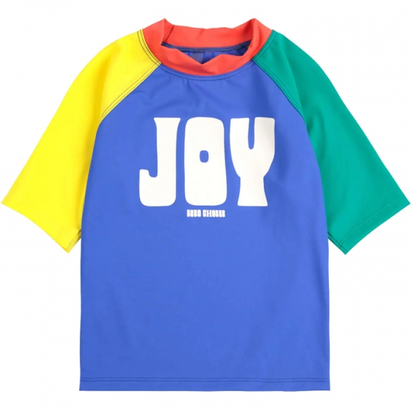 ◆키즈◆25SS 키즈 조이 컬러블록 로고 스윔 티셔츠 멀티 B125AC112 991
