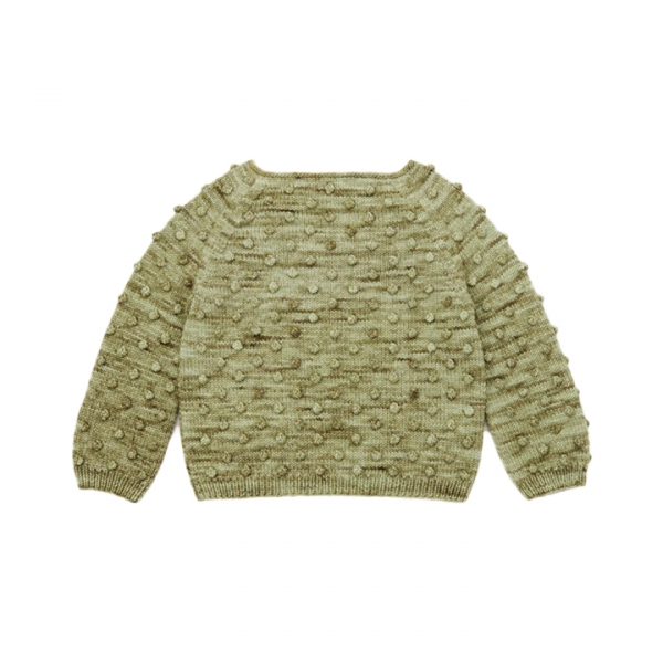 ◆키즈◆키즈 오리지널 팝콘 니트 그린 K1076F25 351