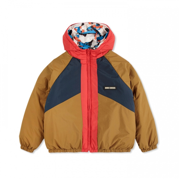 ◆키즈◆키즈 도그 메이트 리버시블 아노락 패딩자켓 오프화이트 B225AC118 199