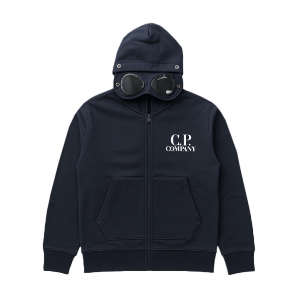 ◆키즈◆25FW 키즈 스몰로고 프린트 후드집업 네이비 19CKSS035B 00LCA76 888