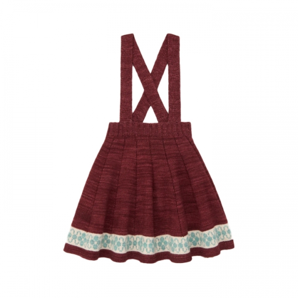 ◆키즈◆키즈 폴크 리본 시그리드 스커트 브릭 K1230W25 606